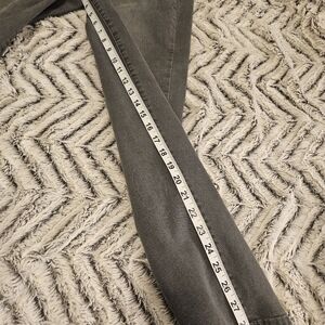 Democracy Ab Solution Ankle Skimmer slimming stretch denim skinny jeans gray